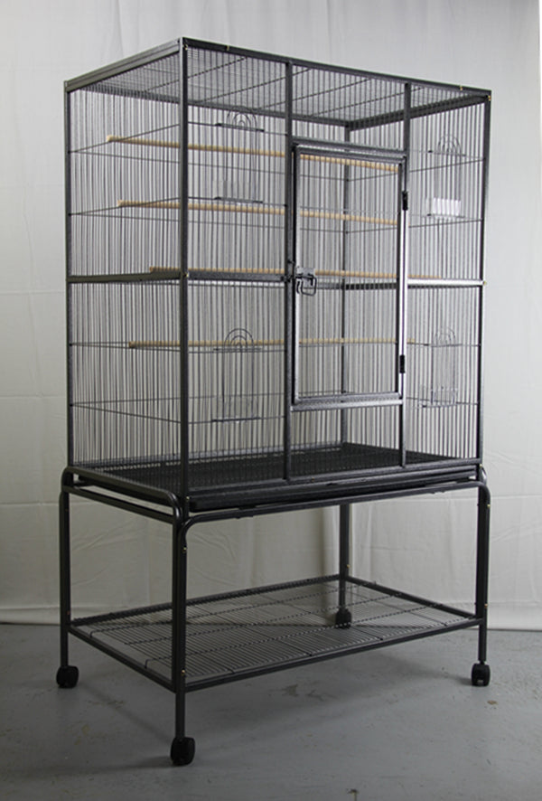 140 cm Large Bird Cage Parrot Budgie Aviary With Stand