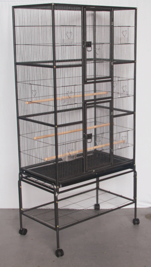 174 cm Bird Cage Small Bird Parrot Budgie Aviary With Stand