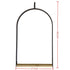 Bird Cage Jumbo Swing Metal Arch Frame Wood Perch Canary Pet Parrot Hanging Toy