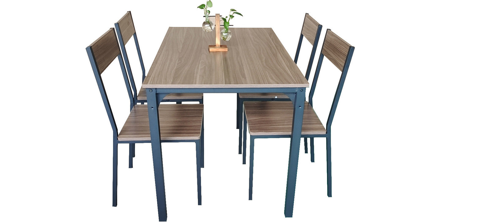 5 Piece Kitchen Dining Room Table and Chairs Set Furniture