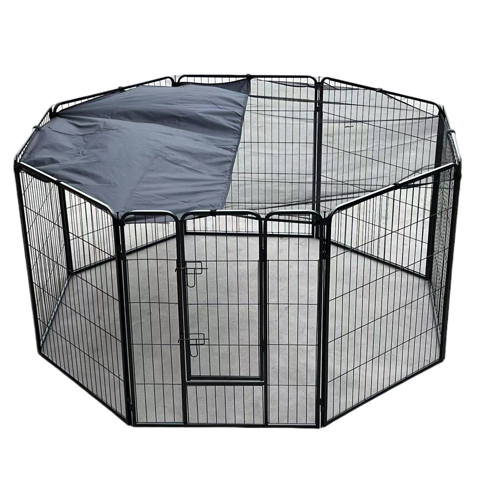 120 cm Heavy Duty Pet Dog Cat Rabbit Exercise Playpen Puppy Rabbit Fence With Cover