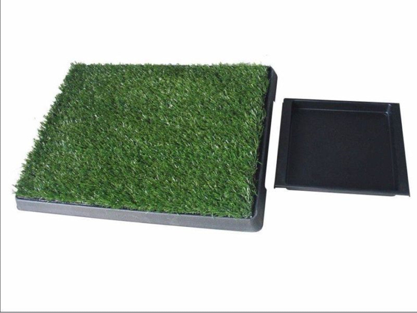 Indoor Dog Puppy Toilet Grass Potty Training Mat Loo Pad pad with 1 grass