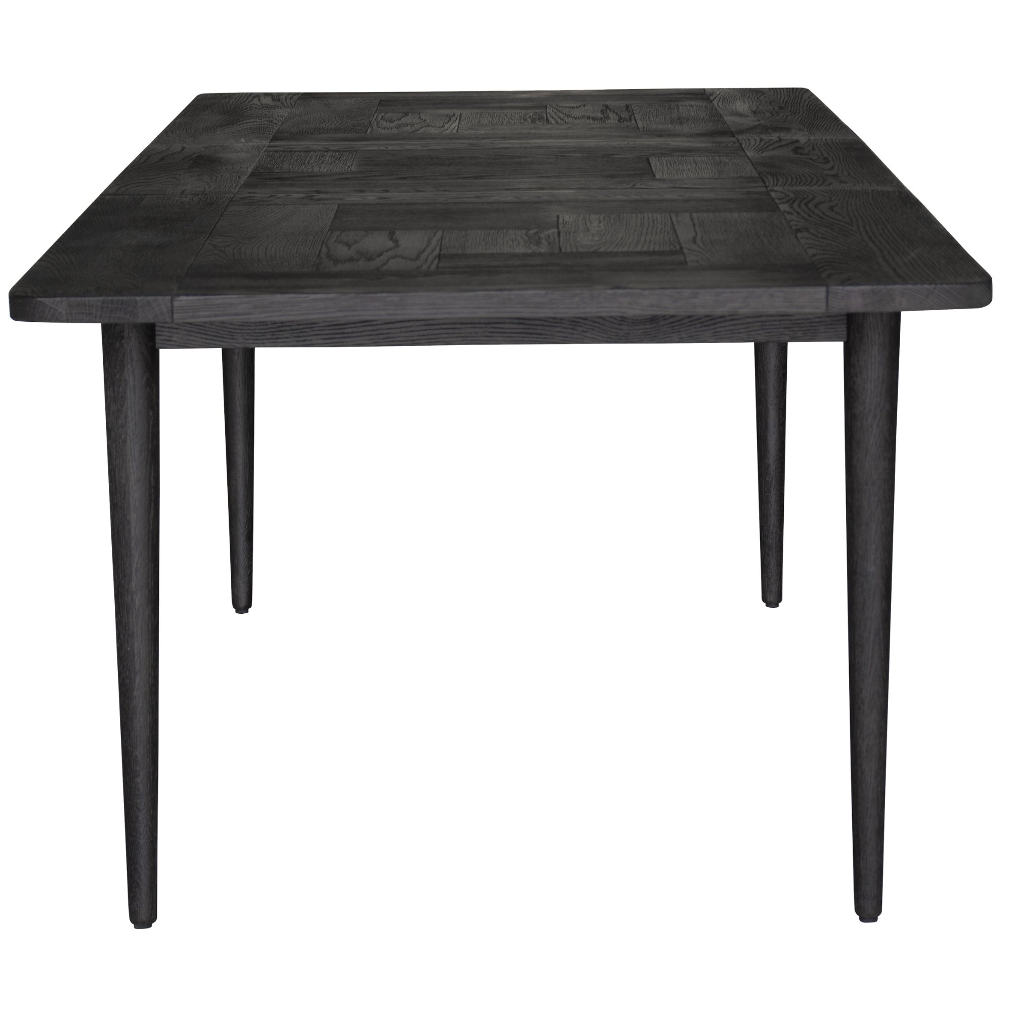 Claire Dining Table Extendable 170-230cm Solid Oak Wood Furniture - Black