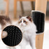 Cat Self Groomer Catnip  Dog Cat Toy Corner Groomer Wall Corner Scratcher Comb Grooming Massage Brush Black