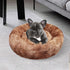 Dog Cat Pet Calming Bed Warm Soft Plush Round Nest Comfy Sleeping Kennel Cave 70