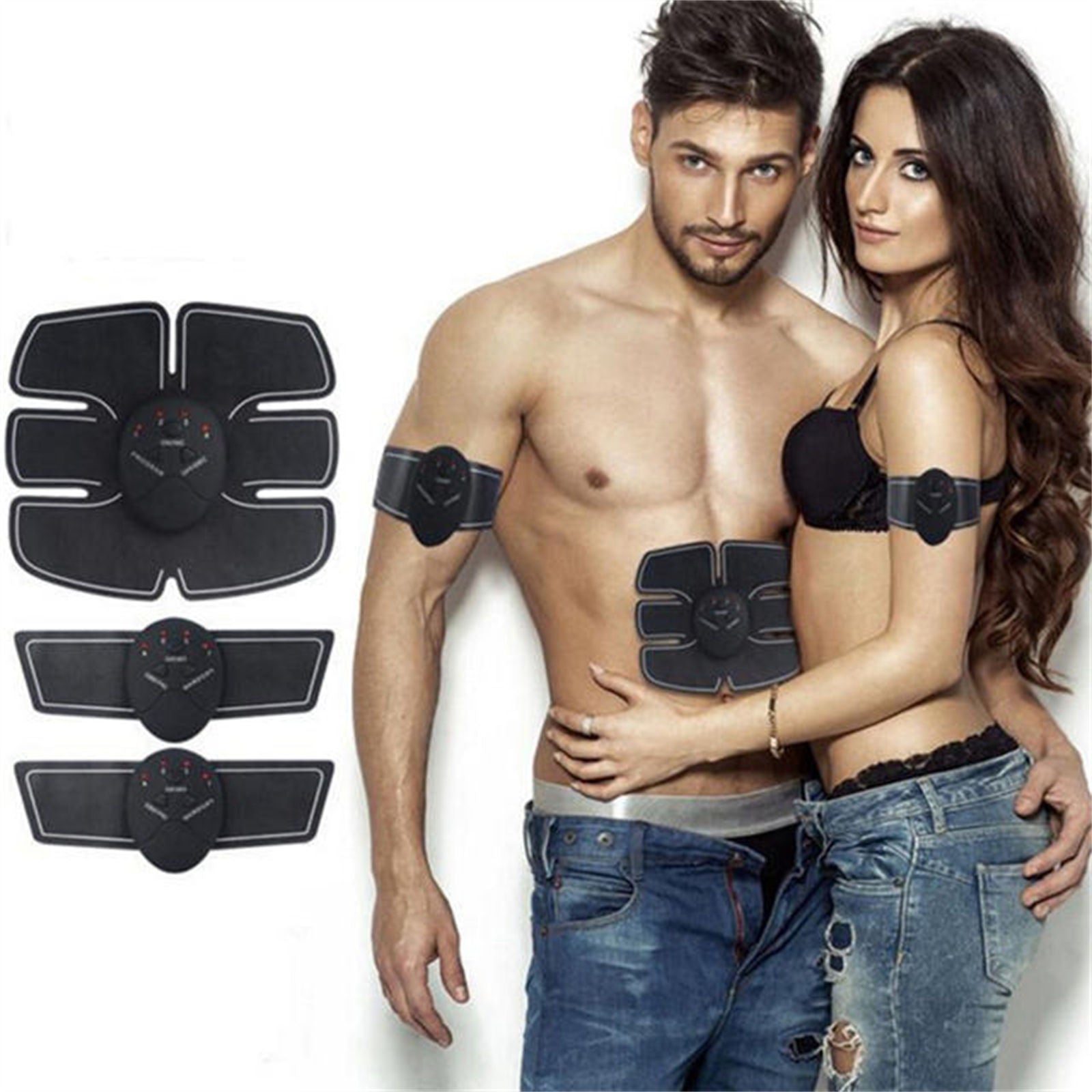 Abdominal Fitness Device Muscle Patch Vibration Massage Heating Equipment