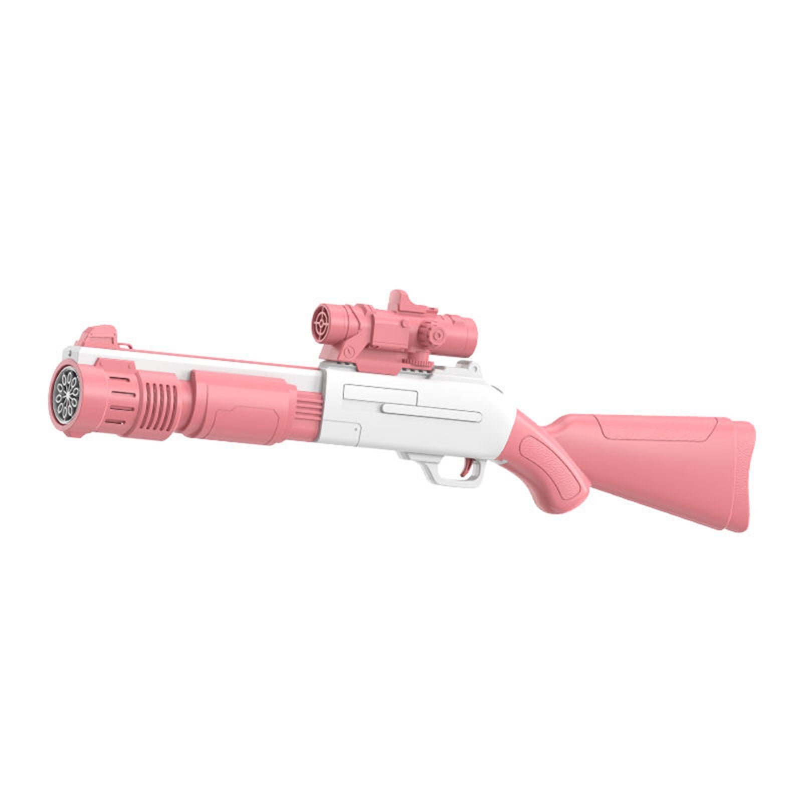 Bubble Machine Fully Automatic Hand-Held Spray Gun Electric 10-Hole Toy Pink