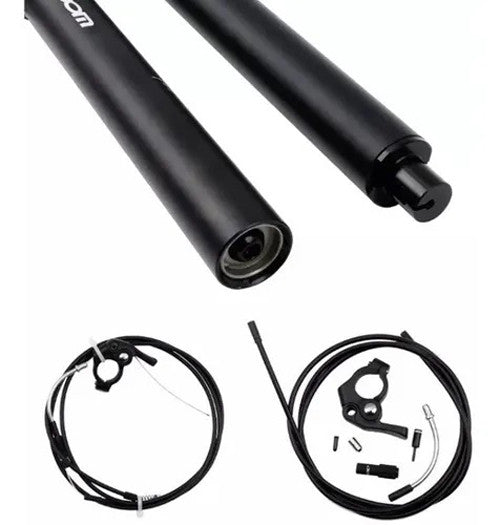 SPD-802 Adjustable Height via Thumb Remote Lever - Internal Cable 27.2mm Diameter 80mm Travel Dropper Seatpost