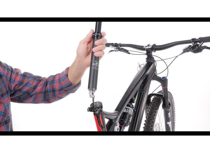 SPD-801N Adjustable Height via Thumb Remote Lever - Internal Cable 30.9 Diameter 100mm Travel Mountain Bike Dropper