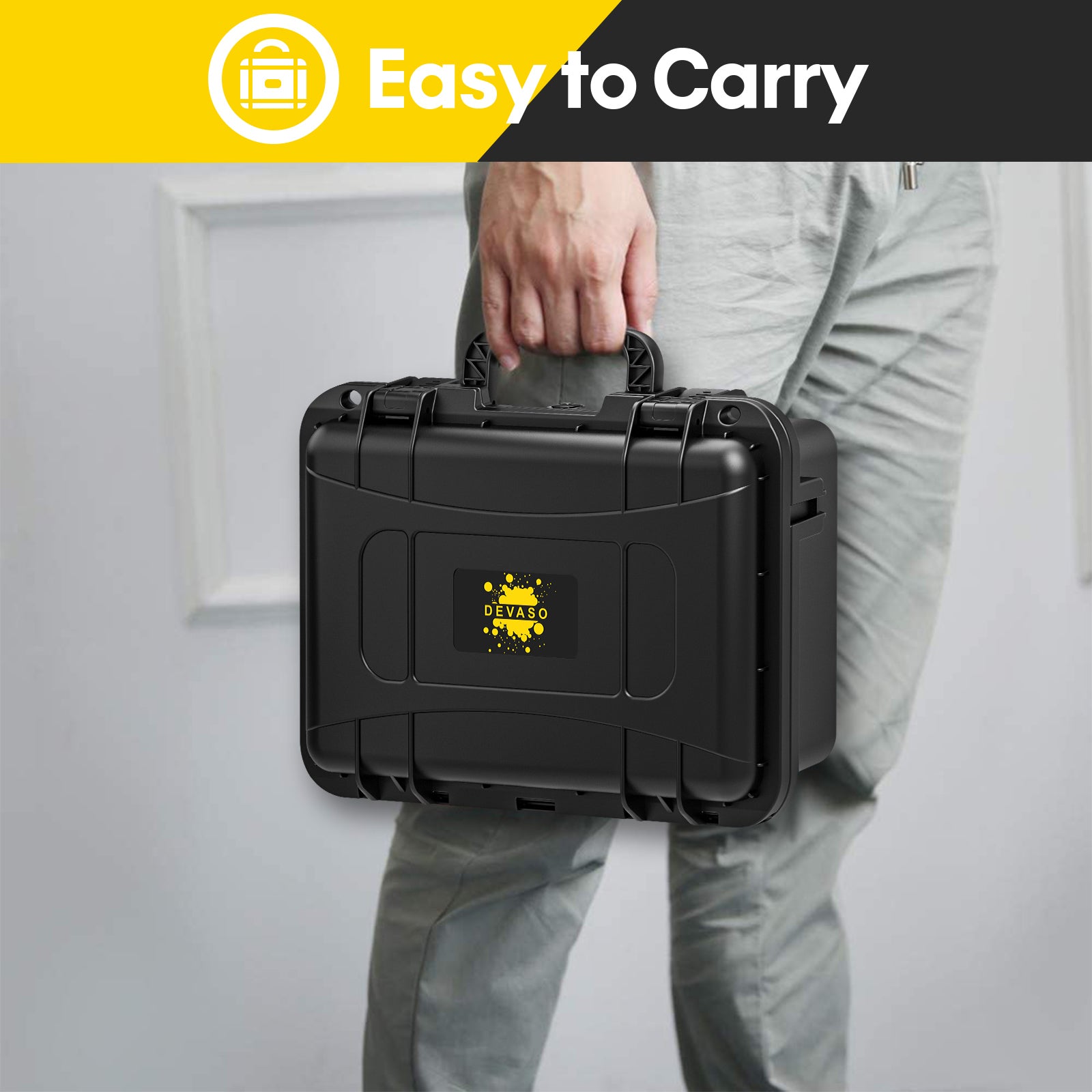 Carrying Case for Nintendo Switch OLED Case, Professional Safe Hard-Black