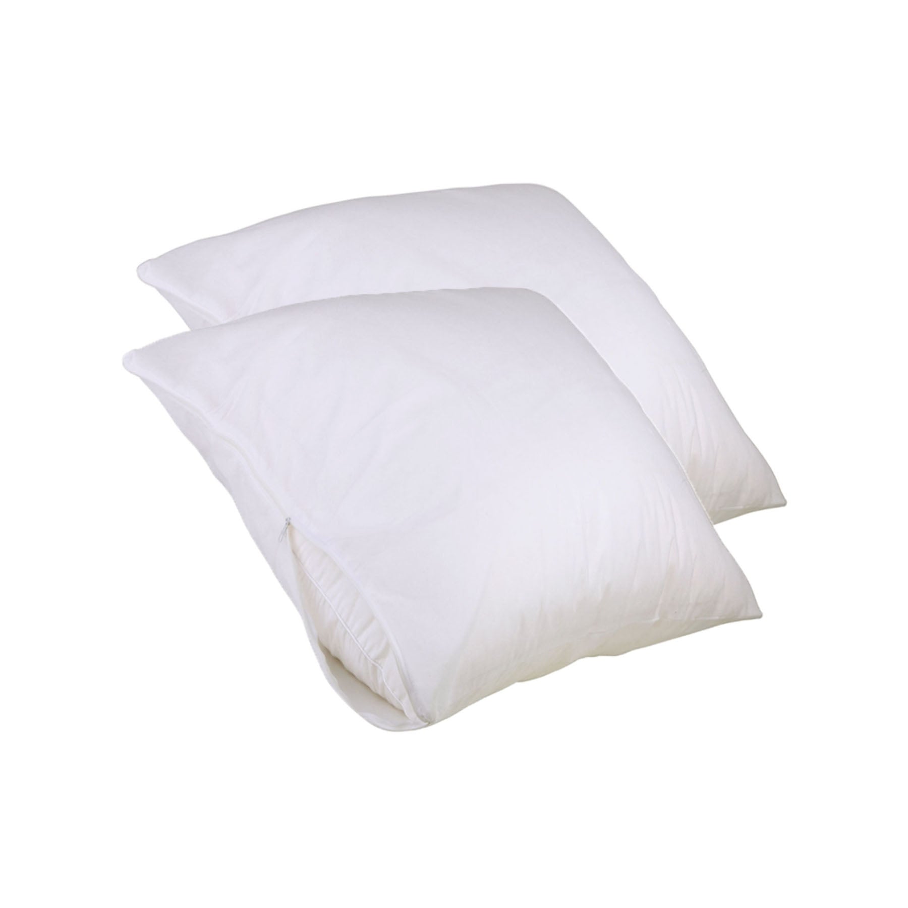 Set of 2 Stain Resistant Pillow Protectors European