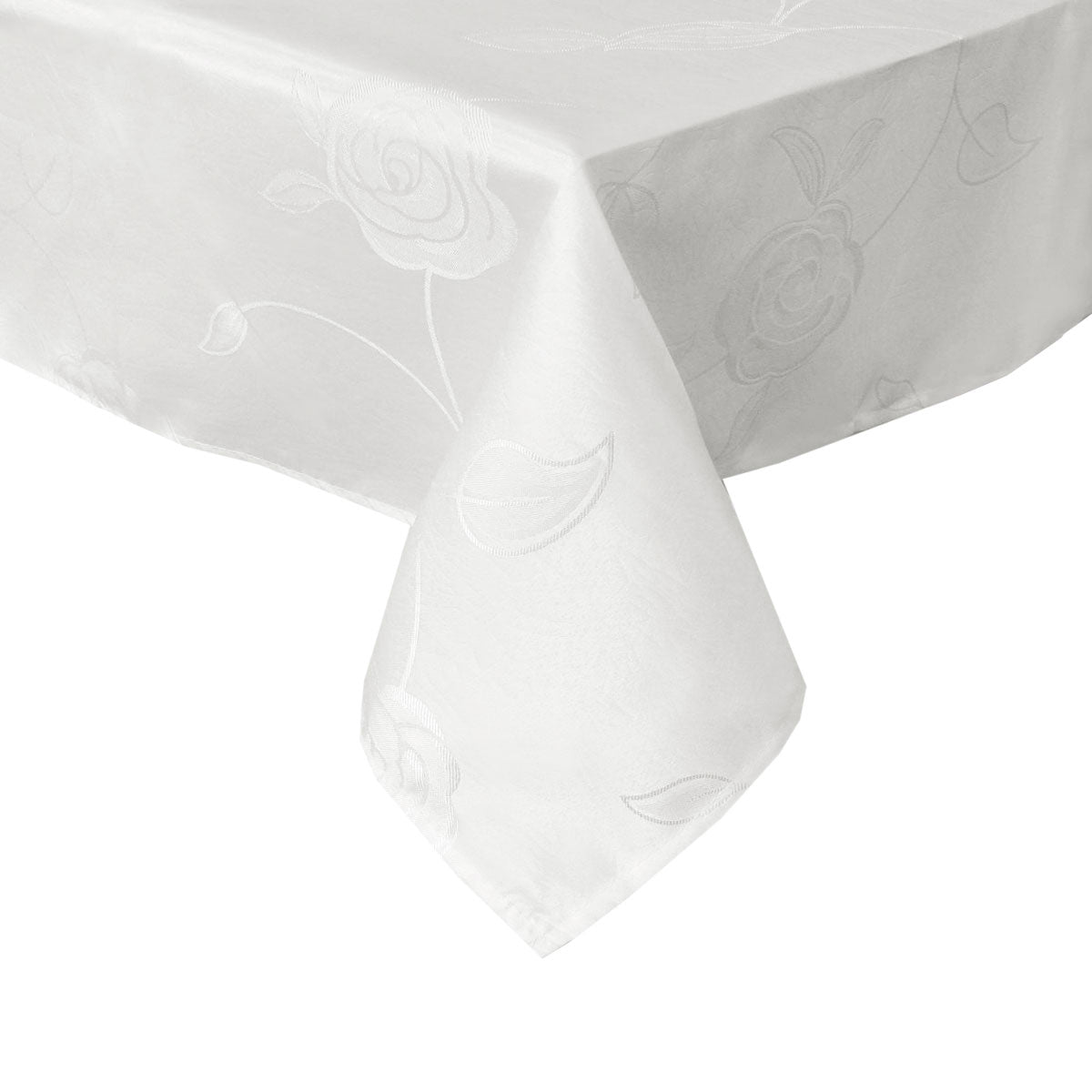 Jacquard Tablecloth Rosa Ivory 135 x 180 cm