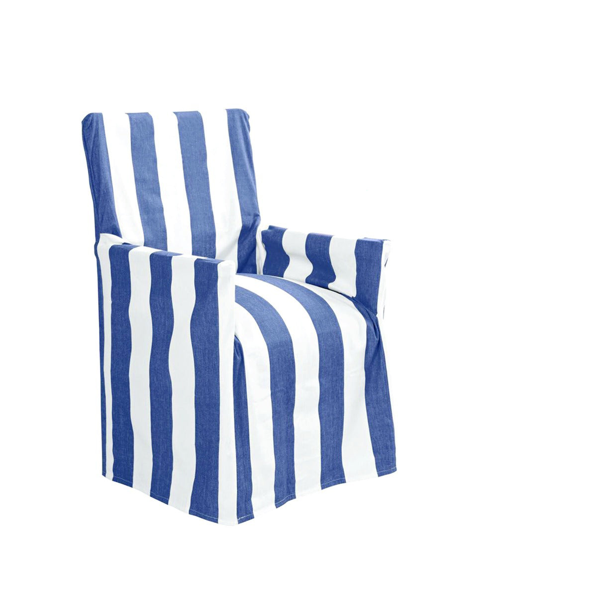 Cotton Director Chair Cover Blue Stripes