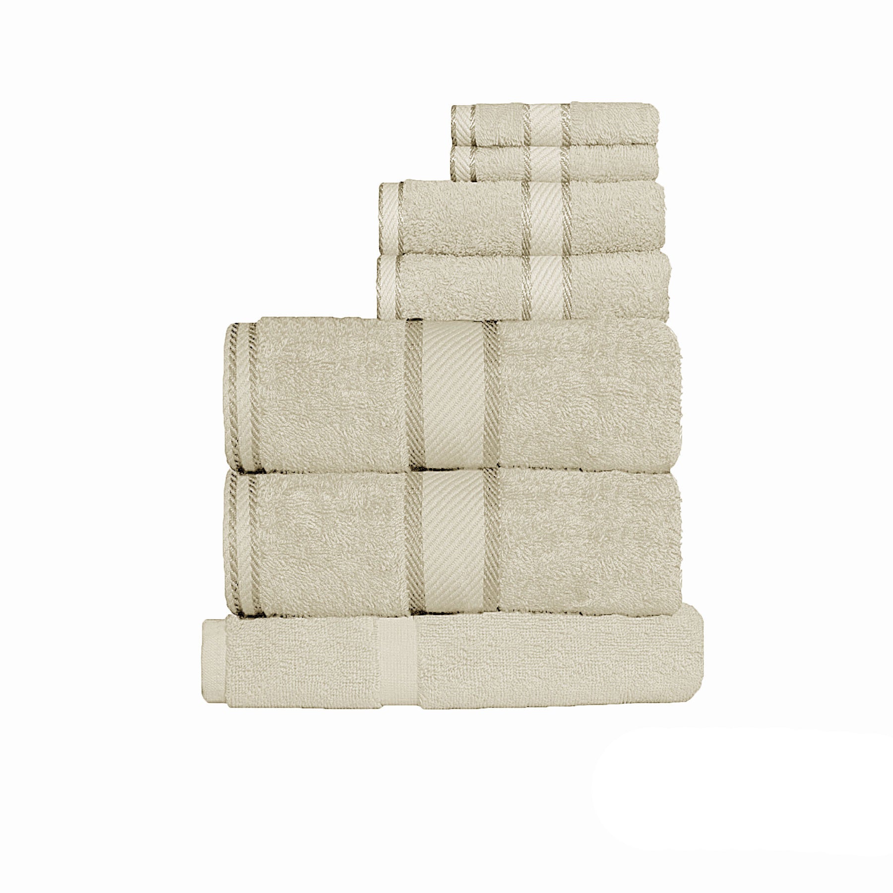 550gsm Cotton 7 Pce Towel Set Linen