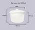 Electric Slow Cooker Stainless Steel Ceramic Pot Steamer 2.2L With 3 Containers
