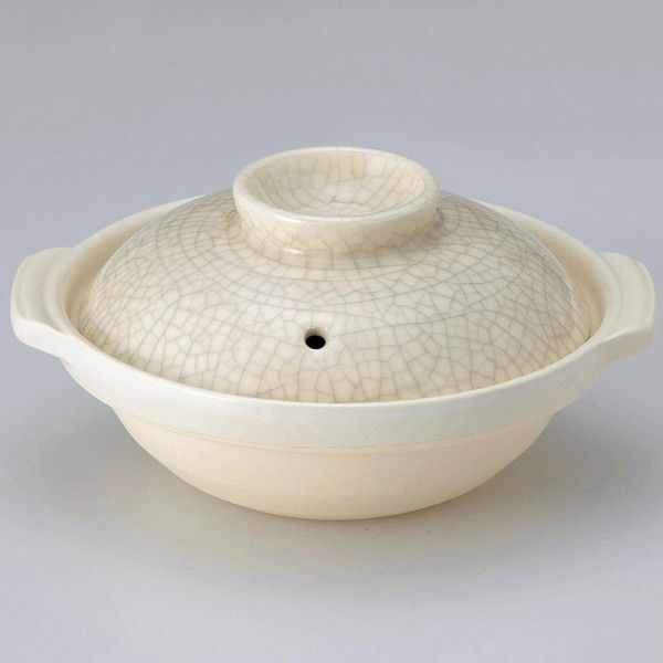 Japanese Ginpo 28cm Clay Pot Ceramic Hot Pot Casserole #9 4-5 people 2.2L