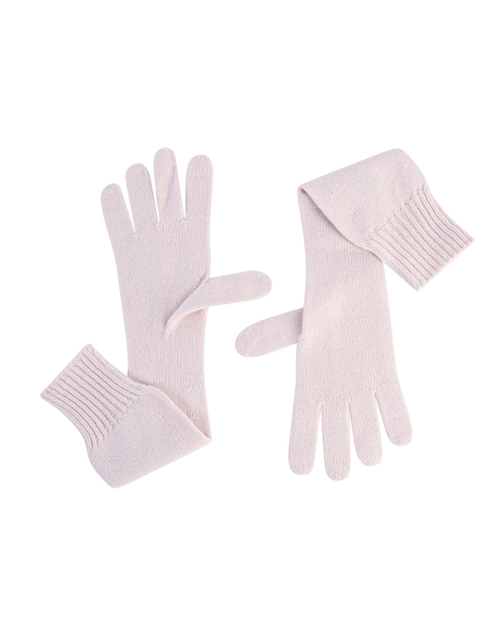 Luxury Italian Cashmere Womens Gloves - M