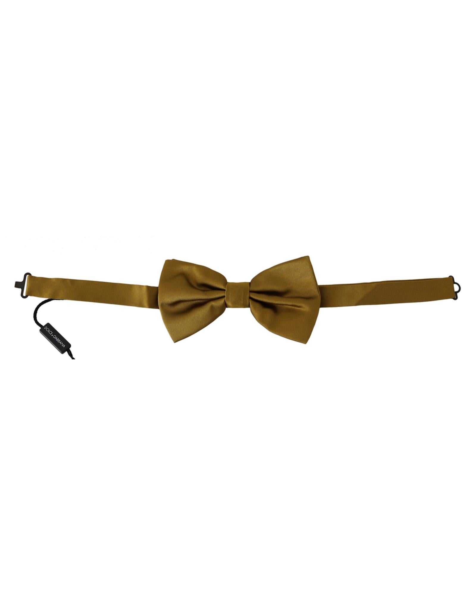 Exclusive Dolce & Gabbana Silk Bow Tie One Size Men