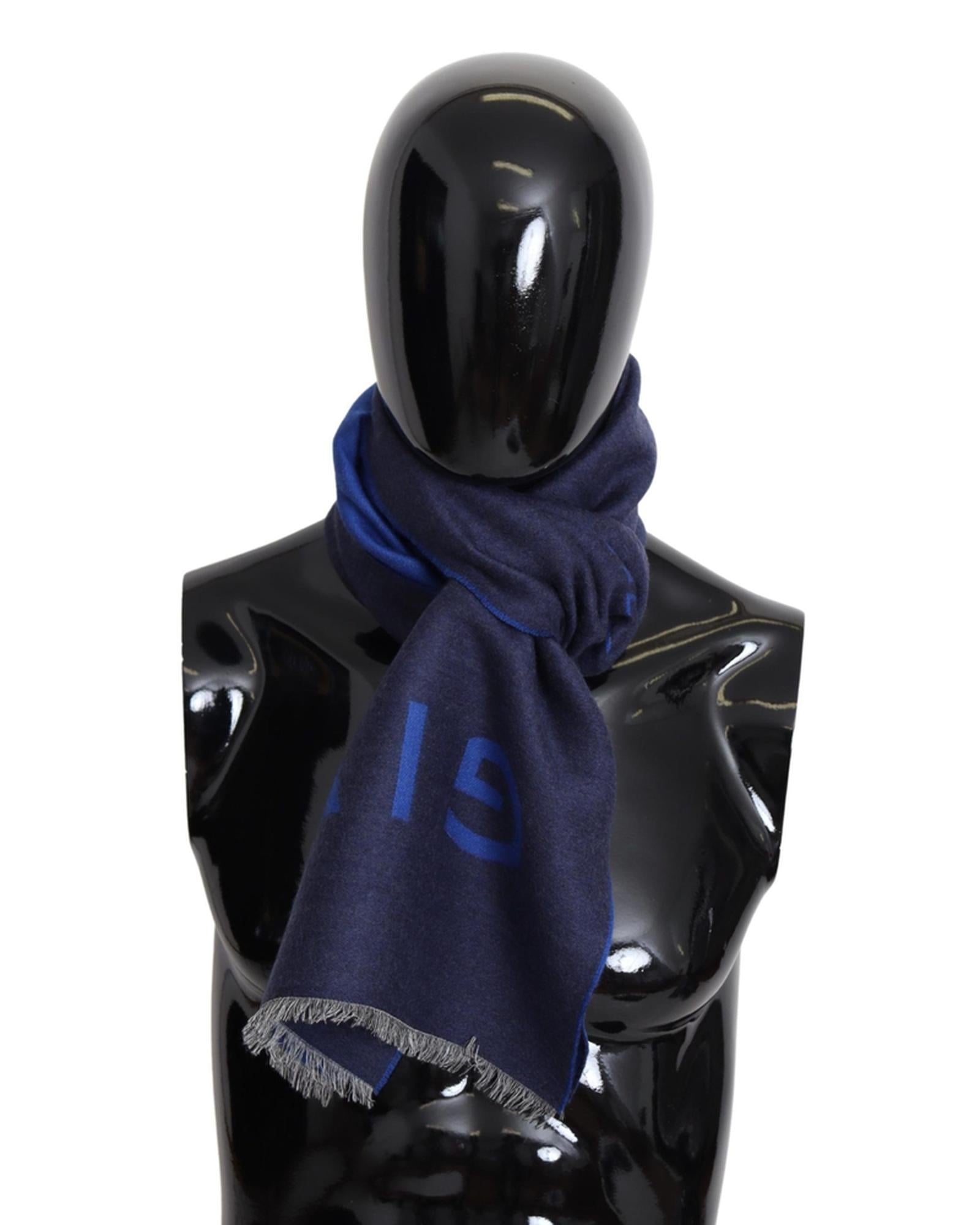 Scarf with Logo Details One Size Men