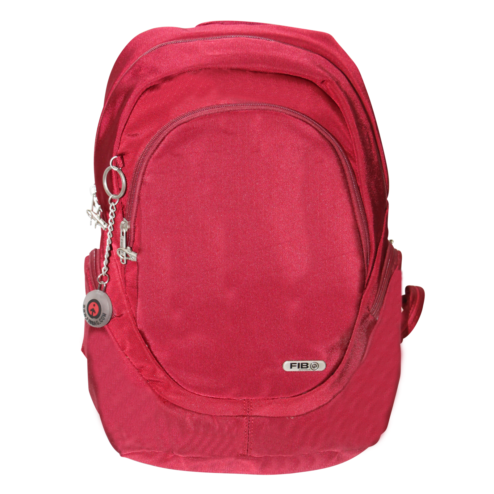 Mens Backpack Travel Rucksack Shoulder Bag - Burgundy