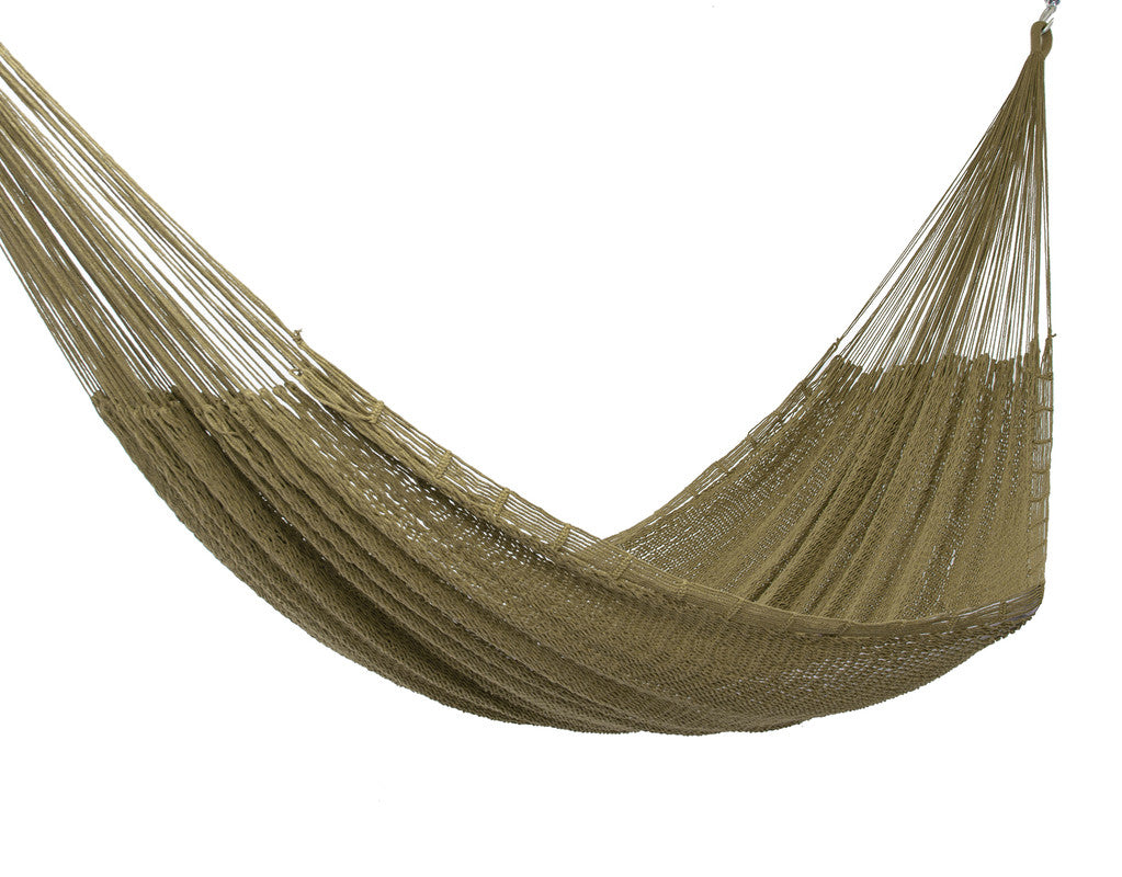 Outdoor undercover cotton  hammock King size Cedar