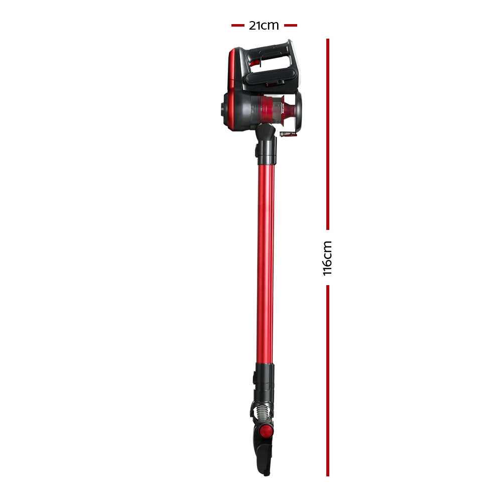 Handheld Vacuum Cleaner Brushless Cordless 250W Red