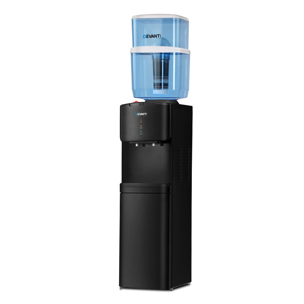 Water Cooler Dispenser Stand 22L Bottle Black