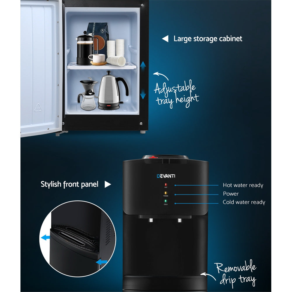 Water Cooler Dispenser Stand Black