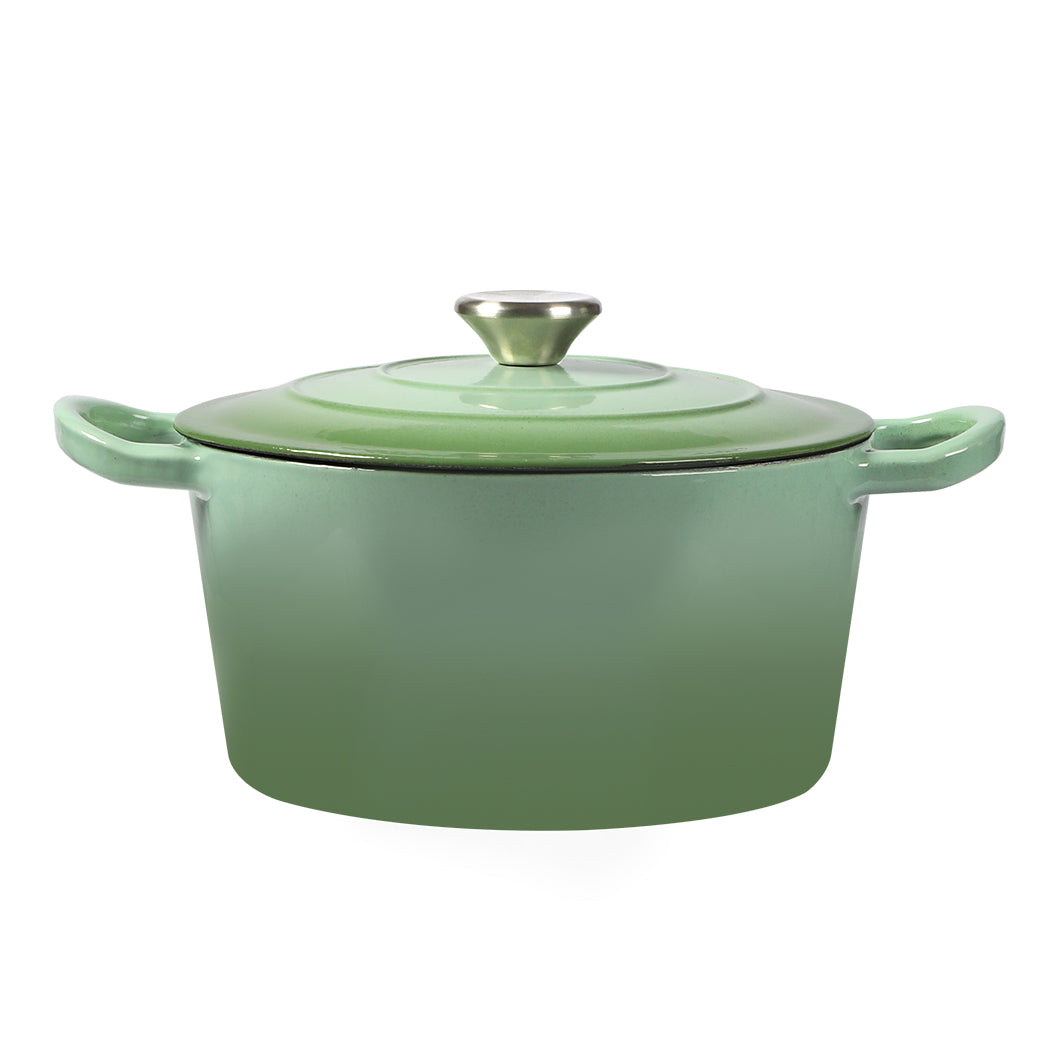 TOQUE 4L Enamel Dutch Oven Pot in Green Colour