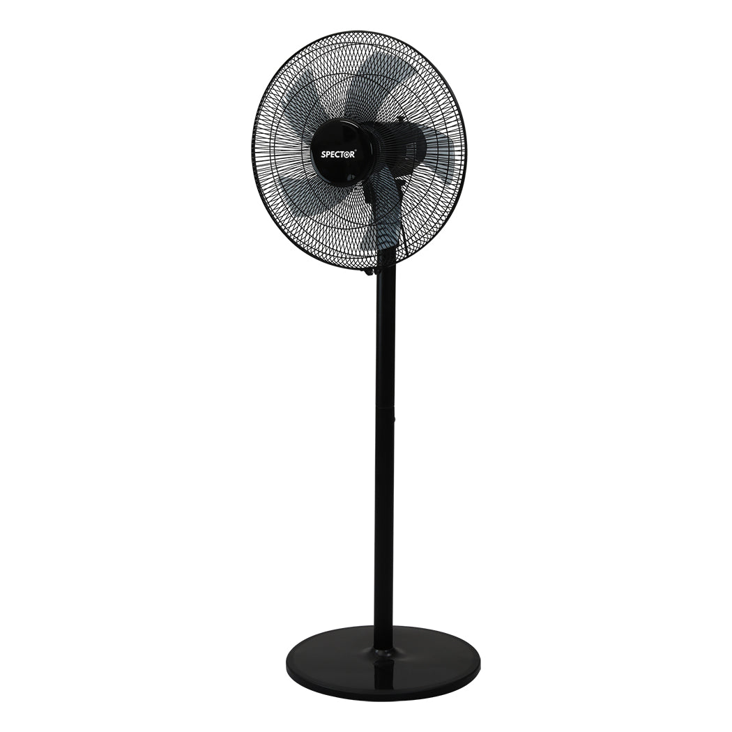Pedestal Floor Fan Portable Commercial Cooling Fans 2 Height 3 Speed