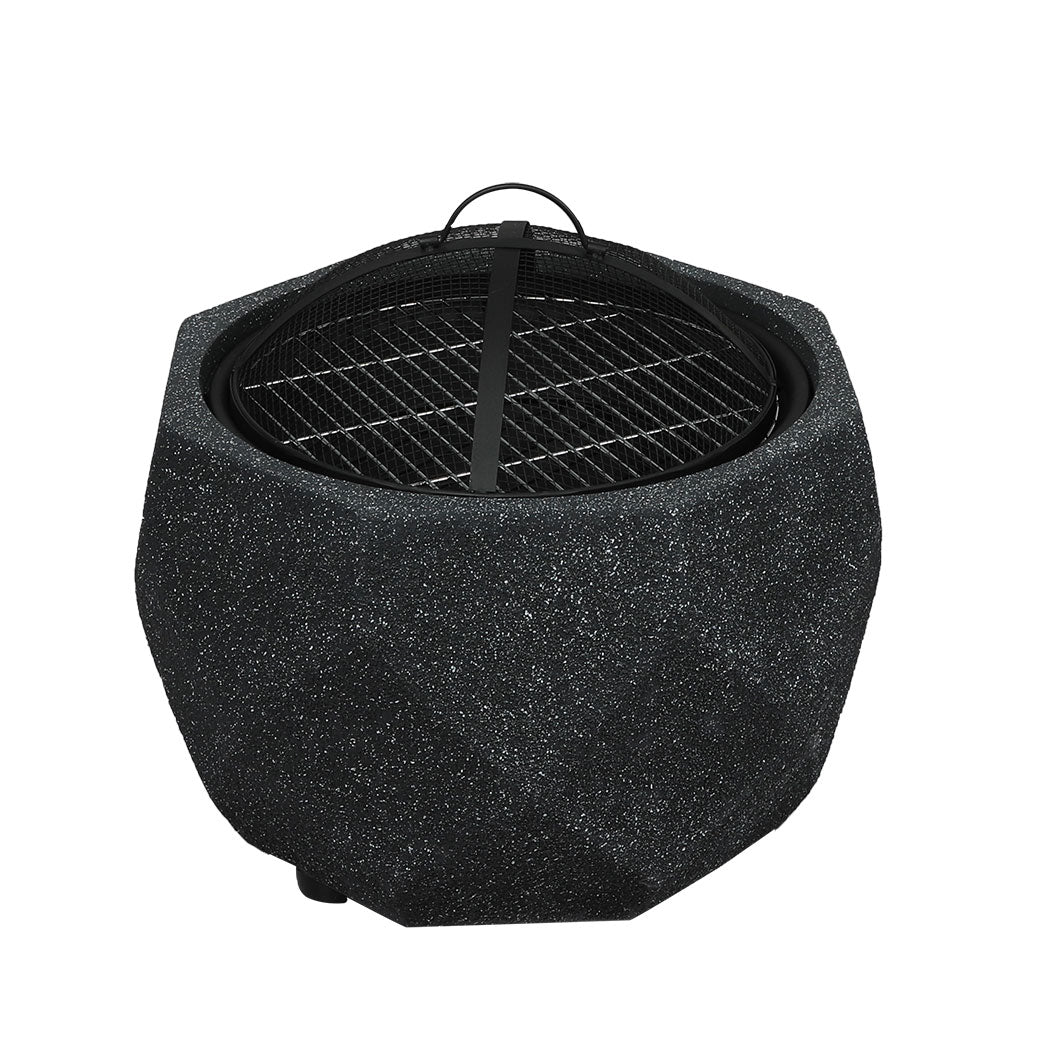 Moyasu Fire Pit BBQ Grill Outdoor Charcoal