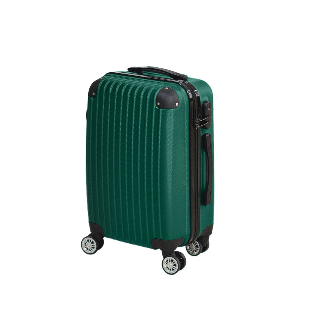 28" Travel Luggage Suitcase TSA Lock Carry Bag Hard Case Green