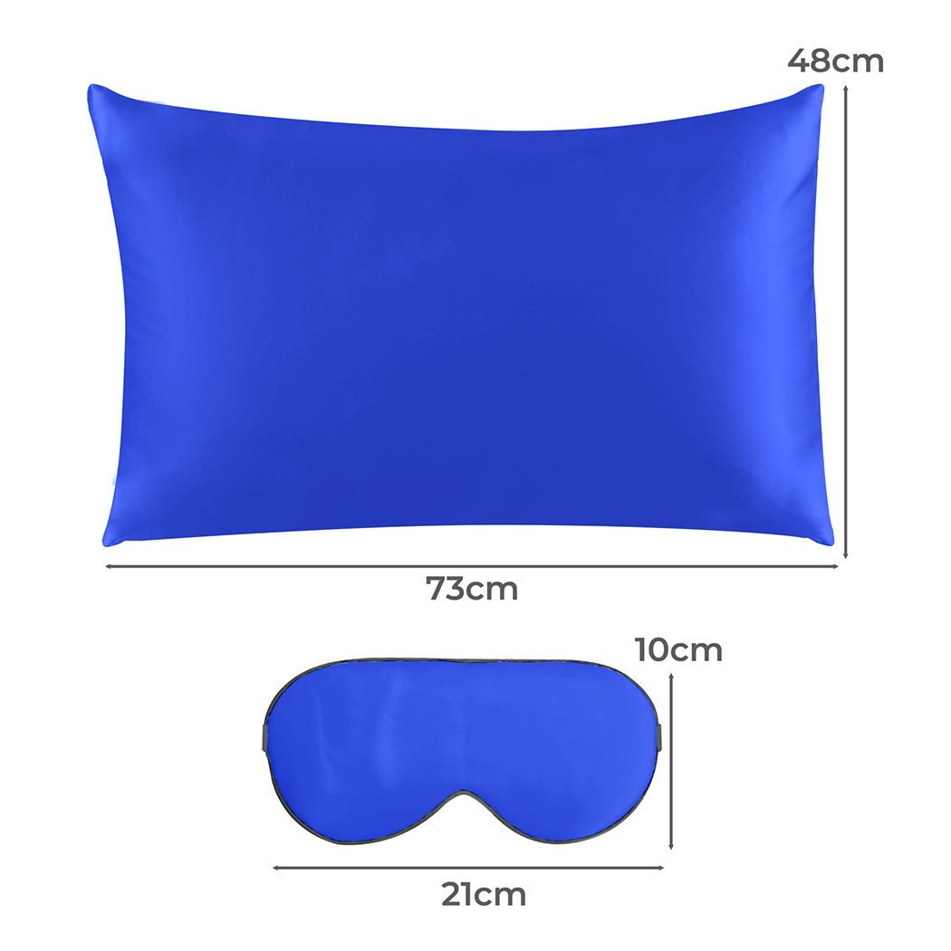 100% Mulberry Silk Pillow Case Royal Blue