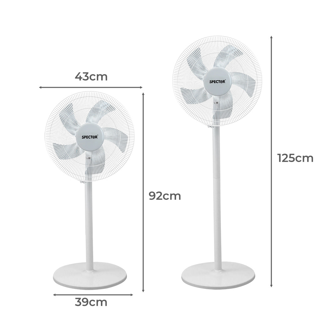 Pedestal Floor Fan Portable Commercial Table Cooling Fans 3 Speed