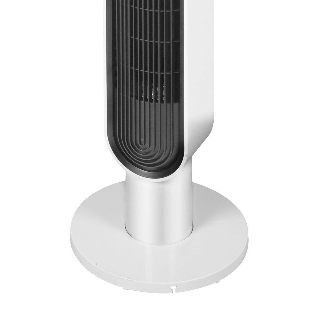 Tower Fan Portable Oscillating Remote Control LED Display Timer Ionizer