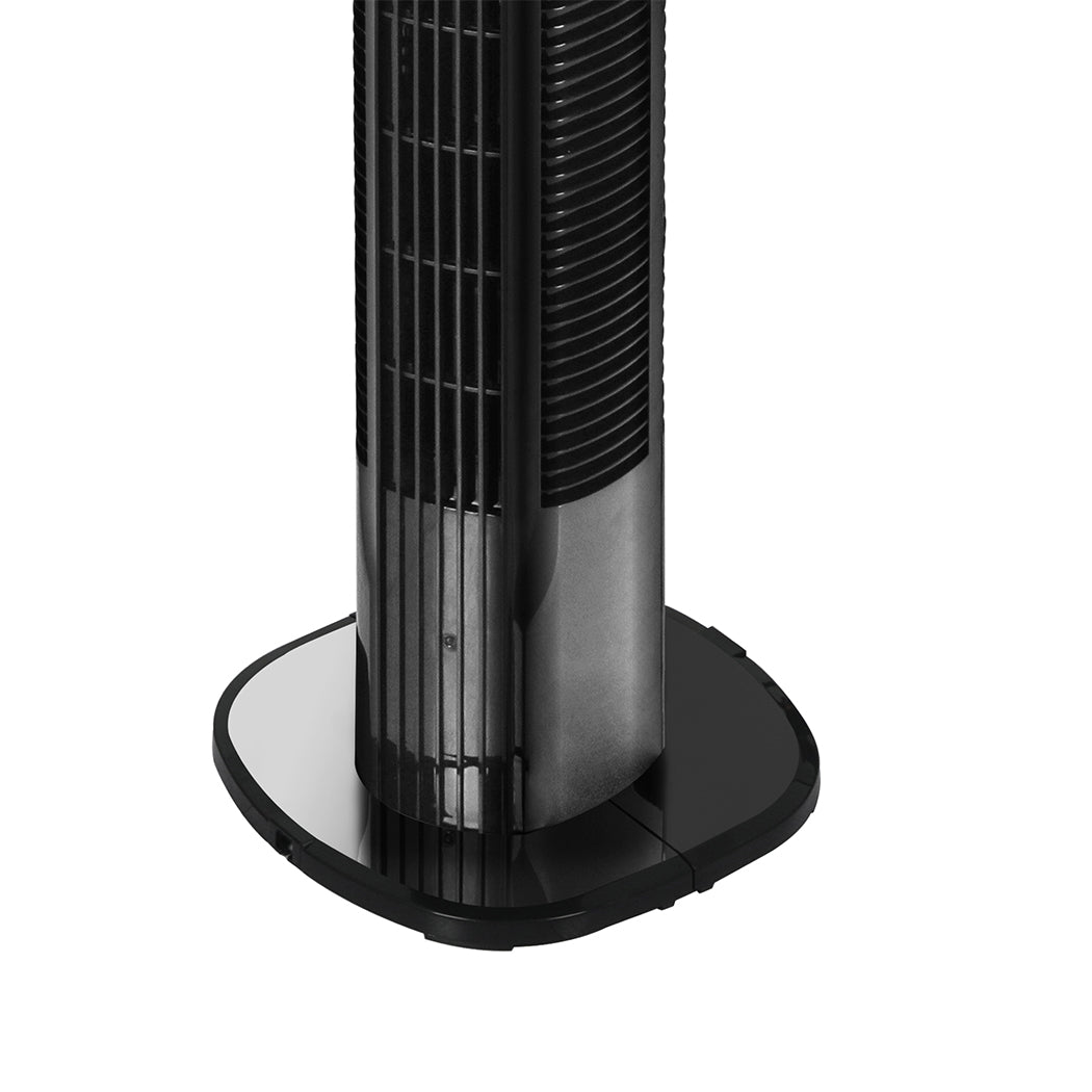 50W Tower Fan Bladeless Fan Portable Oscillating Remote Control Timer
