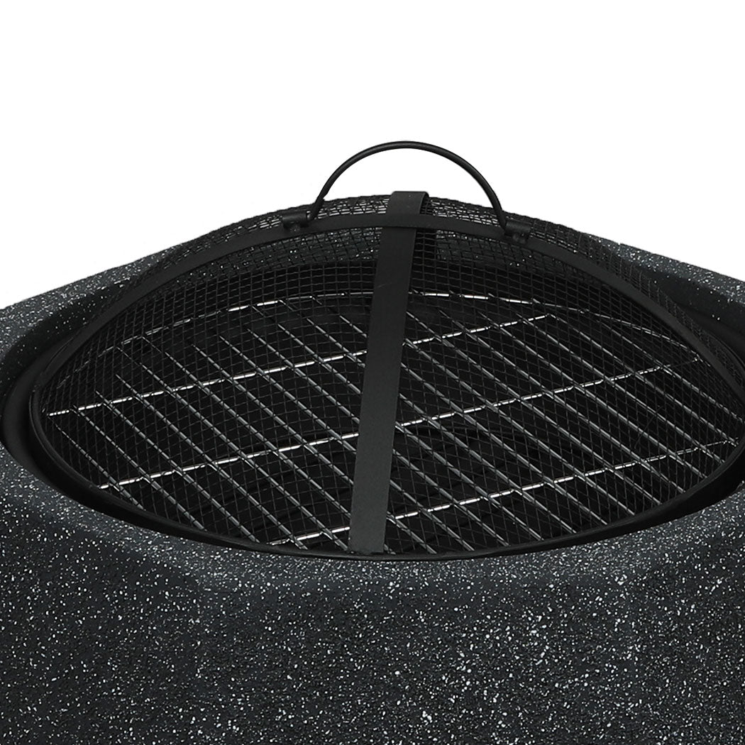 Moyasu Fire Pit BBQ Grill Outdoor Charcoal