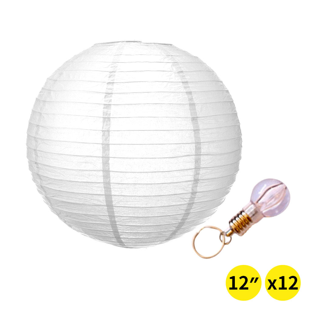 12"" Paper Lanterns for Wedding Party