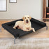 Elevated Pet Bed Dog Puppy Cat Trampoline Hammock Raised Heavy Duty Black M