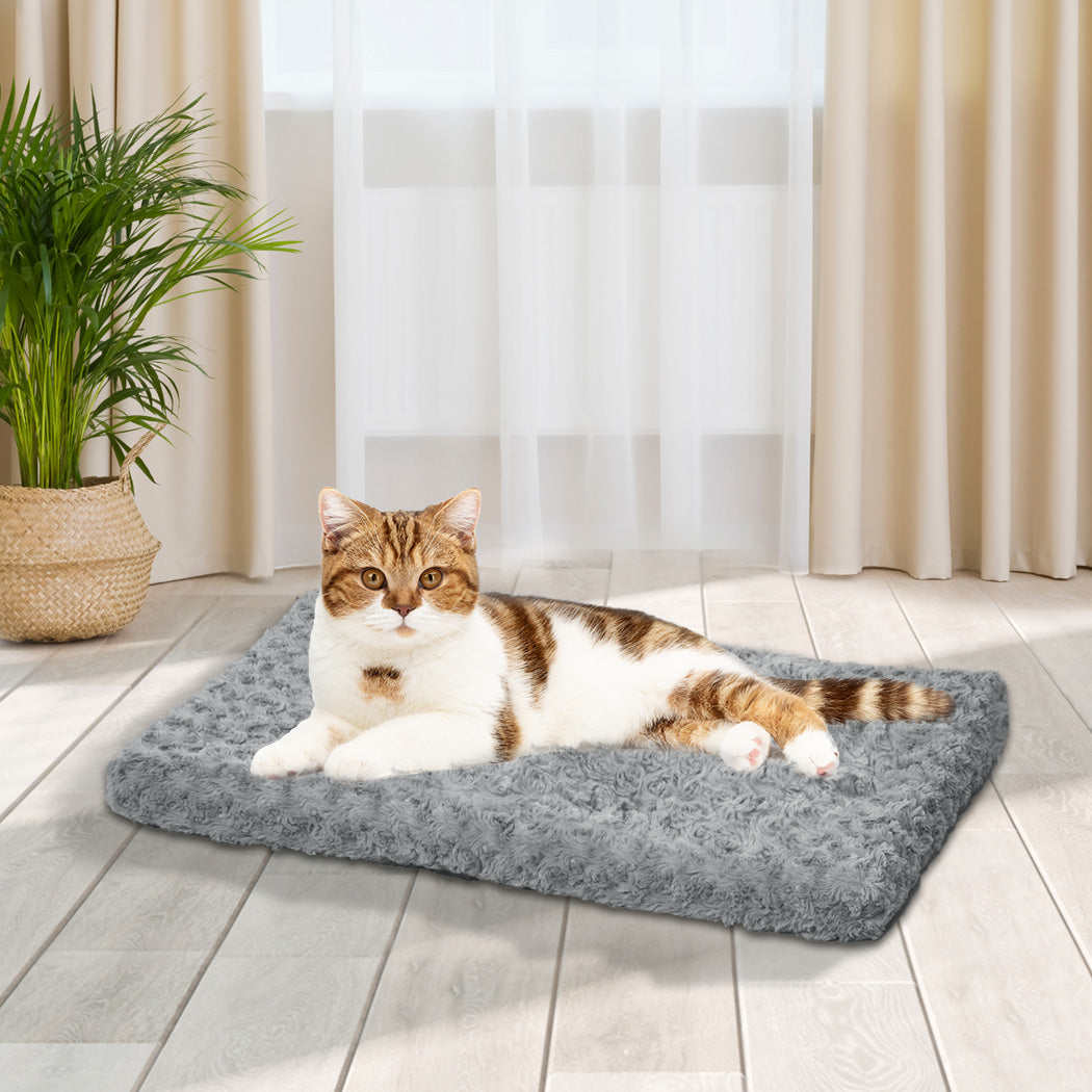 Pet Bed Dog Beds Bedding Soft Warm Mattress Cushion Pillow Mat Velvet 24''