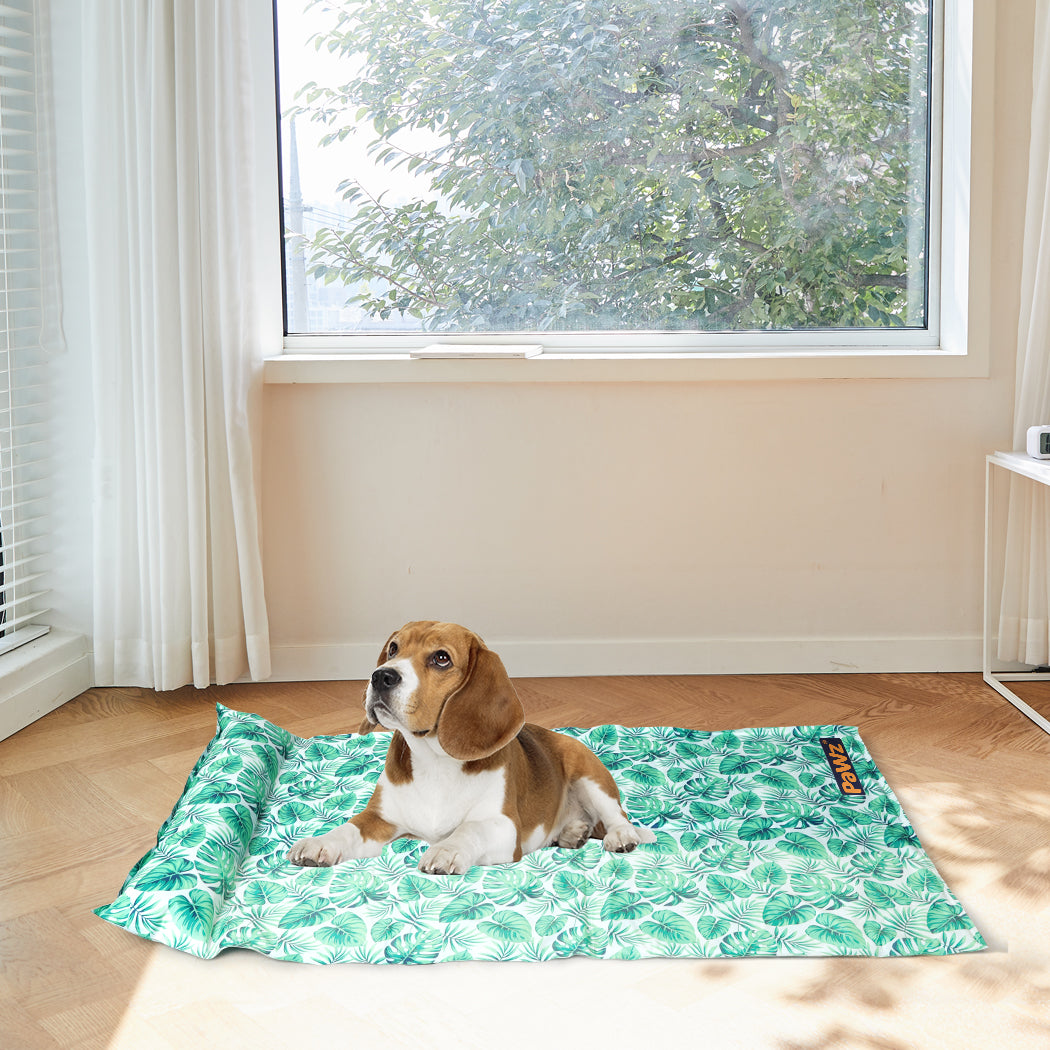 Pet Cooling Mat Cat Dog Gel Non-Toxic Bed Pillow Sofa Self-cool Summer M