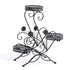 Levede Plant Stand Outdoor Indoor Metal Black-2018816658419879936