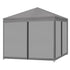 Mountview Gazebo 3x3m Pop Up Marquee Grey-2006732915622416384