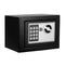 Digital Safe – 6.4L Electronic Security Box, Steel PIN & Key Lock Black