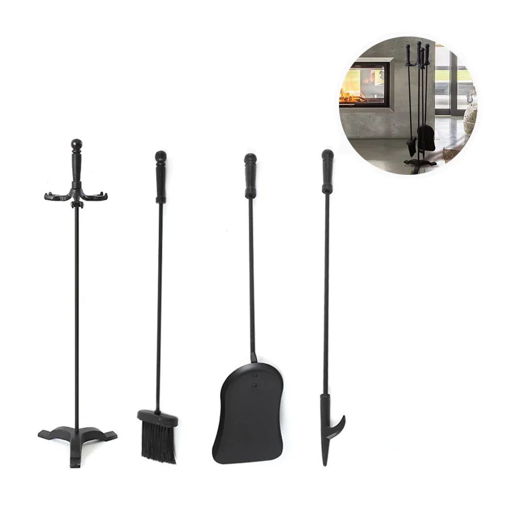 Traderight Fireplace Tool Set 4 PC Fire-2018816721766453248