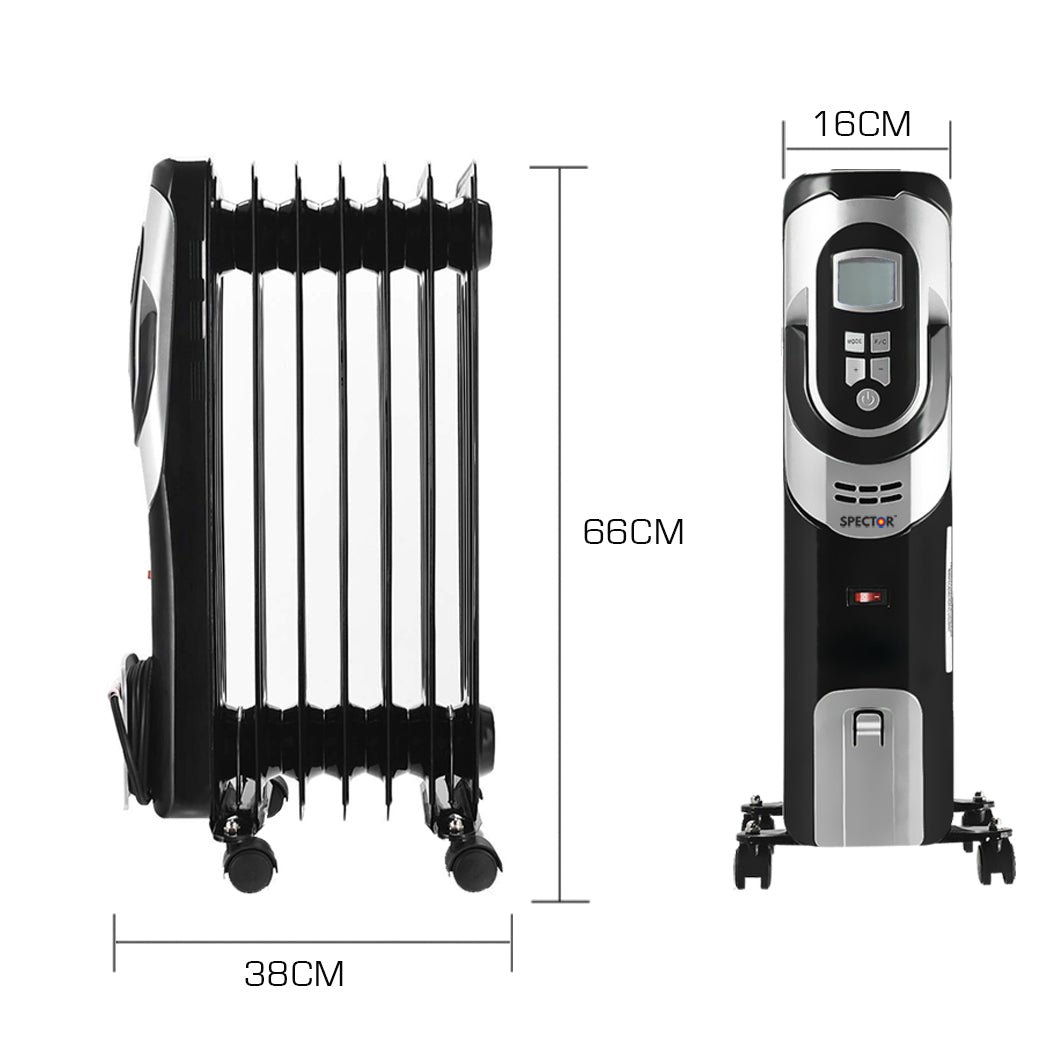 Spector 1500W Electric Portable 7 Fin-1910112335331201026