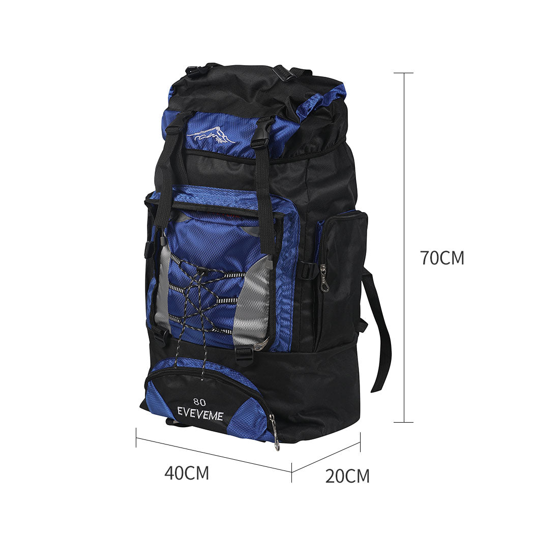 Military Backpack Tactical Hiking Camping Blue-1864184673358450690