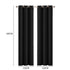 2x Blockout Curtains Panels 3 Layers Black-2029387283551096834