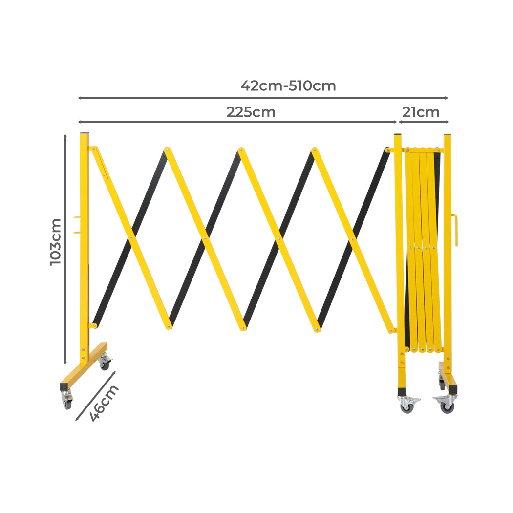 Extendable Garden Gate Mobile Security 16FT-2006733188935847938