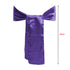 50x Table Runners Coloured Satin Chair Eggplant-2065254450175545346